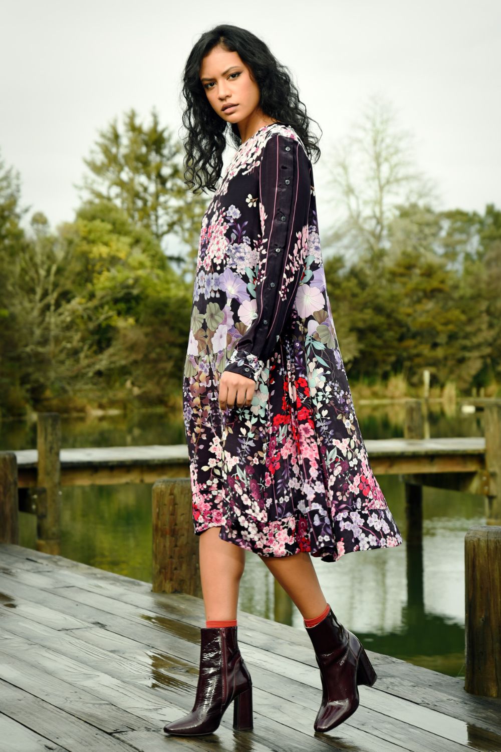 Face The Tunic Dress | Garden