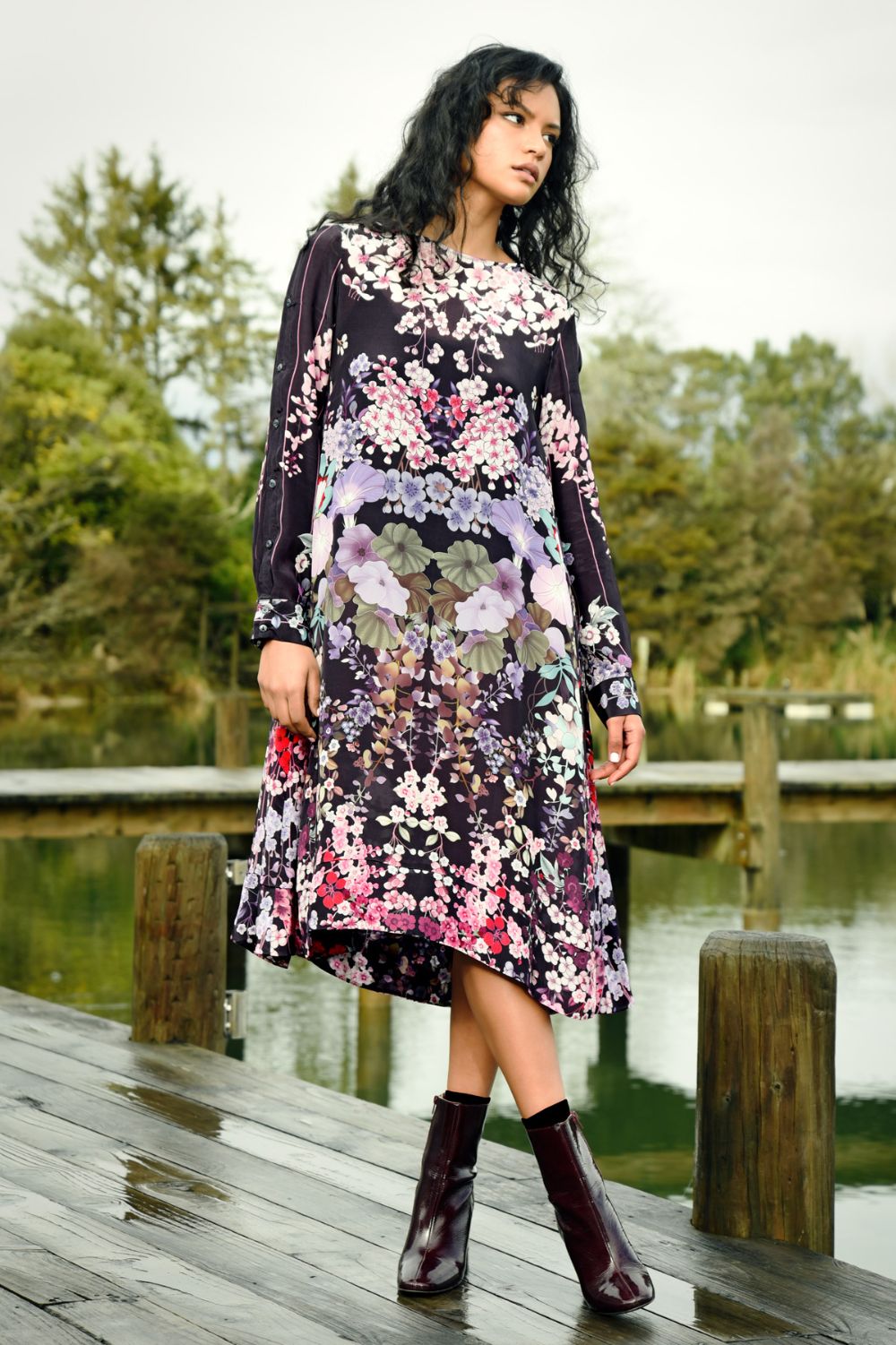 Face The Tunic Dress | Garden