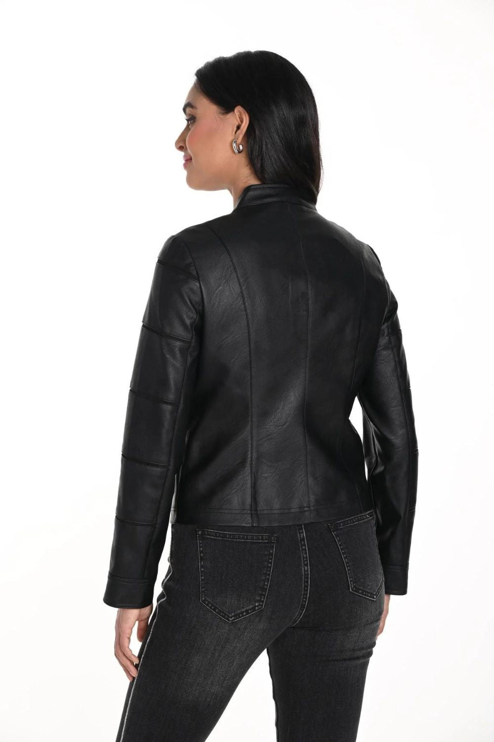 Frank Lyman Faux Leather Jacket | Black_Shop 12