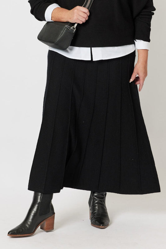 Gordon Smith Kate Long Knit Skirt | Black_Shop 12
