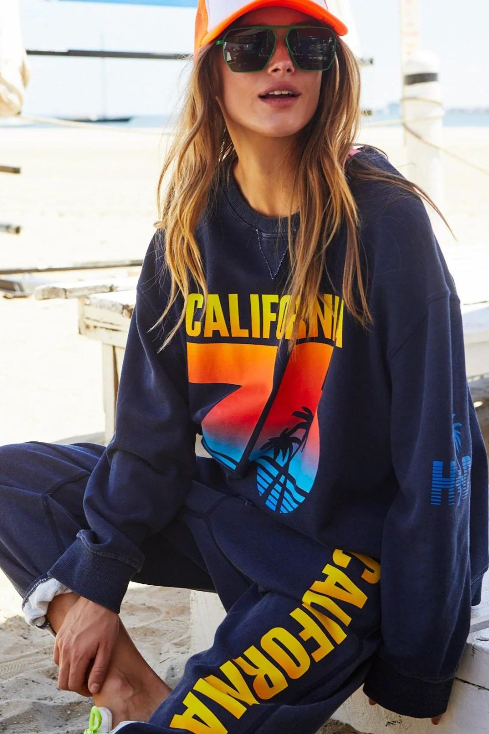 Hammill & Co Cali 76 Sweat | Navy_Shop 2