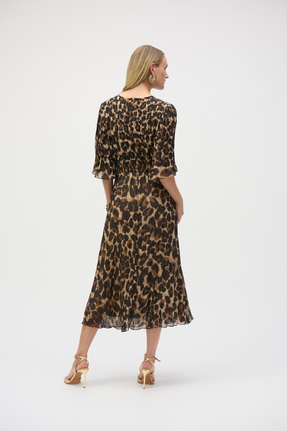 Animal Print Fit and Flare Dress | Leopard