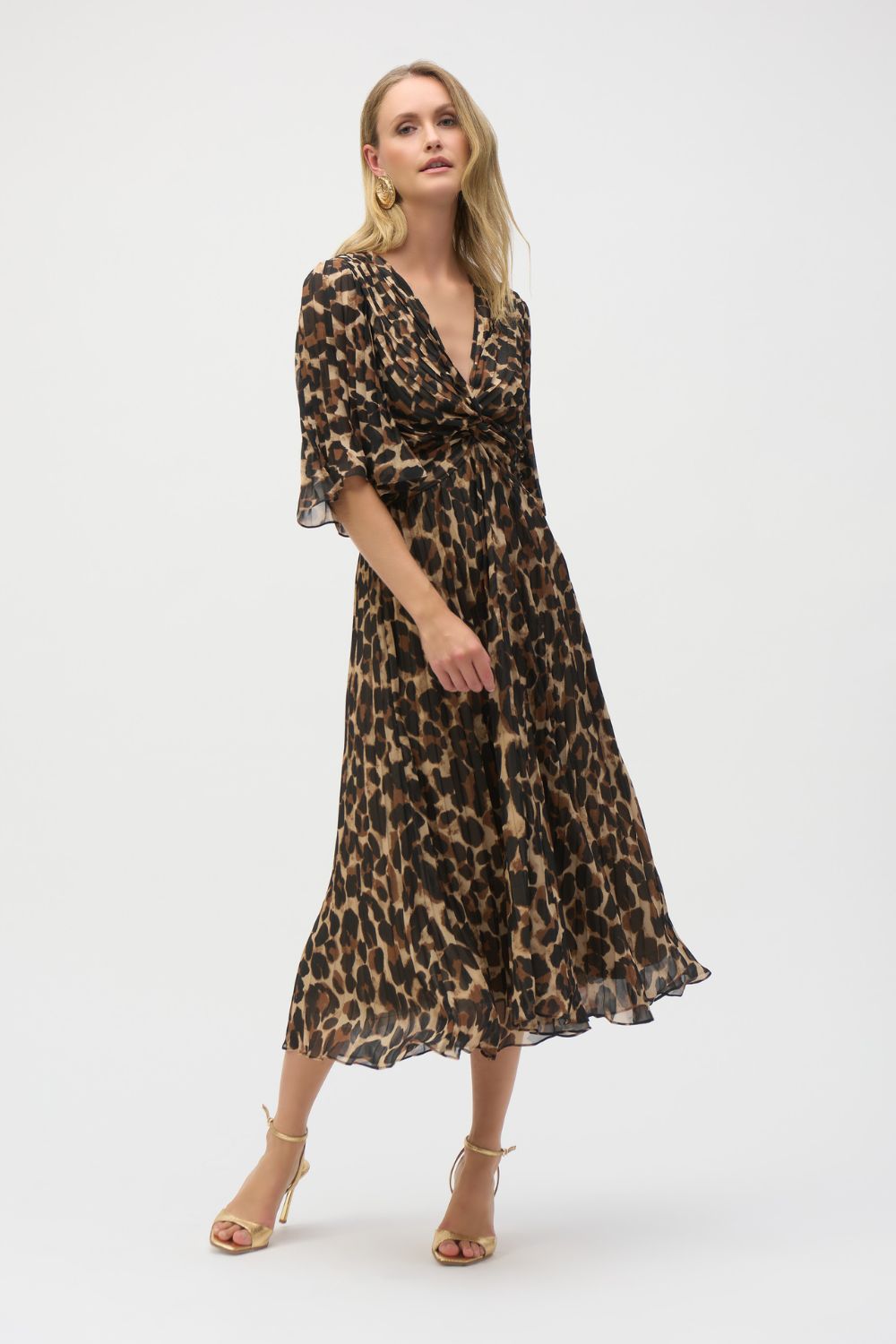 Animal Print Fit and Flare Dress | Leopard