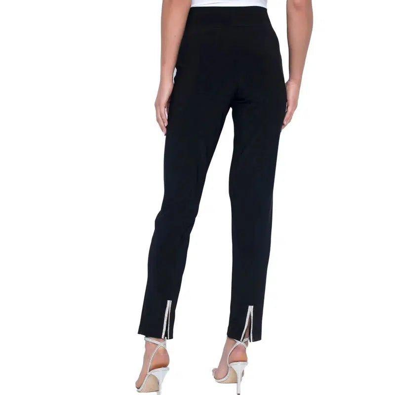 Knit Evening Pant | Black-Frank Lyman-Shop 12 Bendigo