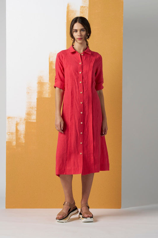 Madly Sweetly Echo Shirt Dress | Red_Shop 12