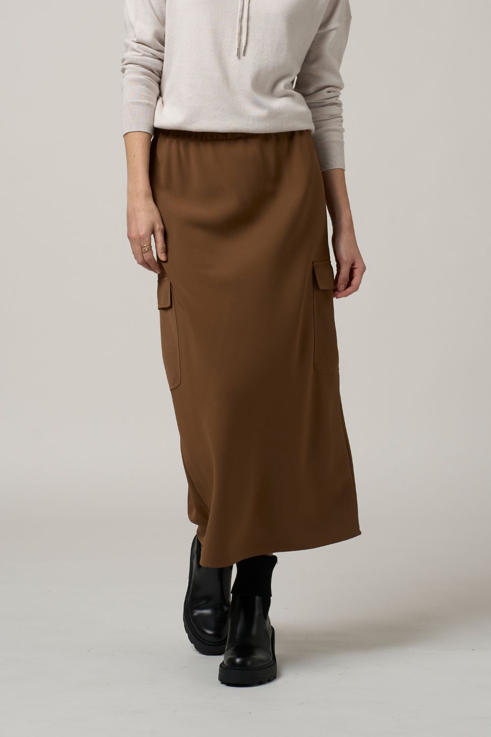 Cipher Skirt | Cocoa