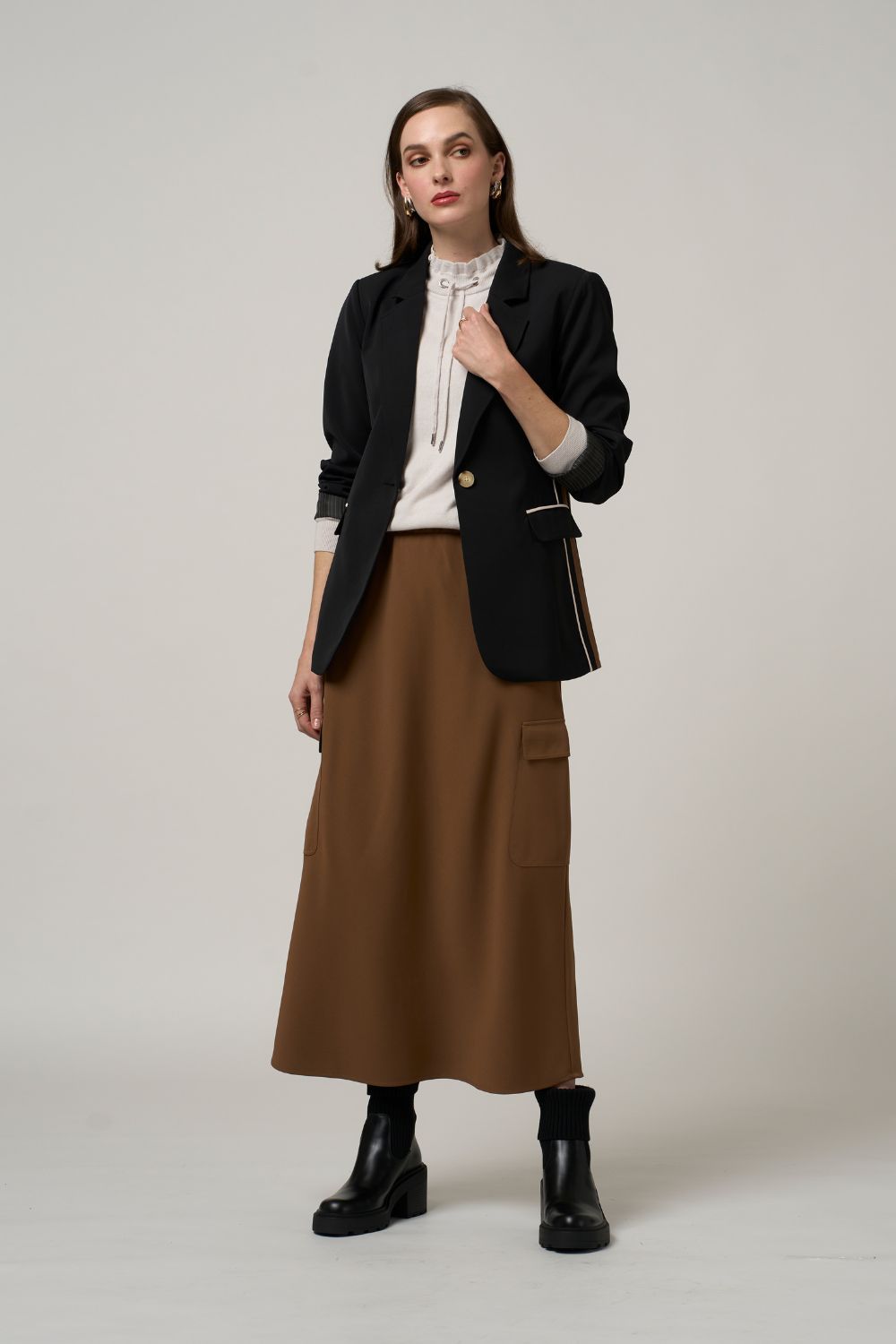 Cipher Skirt | Cocoa