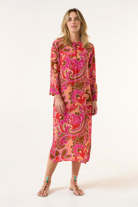 Oneseason Long Genie Dress | St Georges Coral_Shop 12