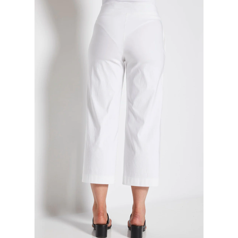 Larrie 7/8 Culotte Pant | White-Philosophy Australia-Shop 12 Bendigo