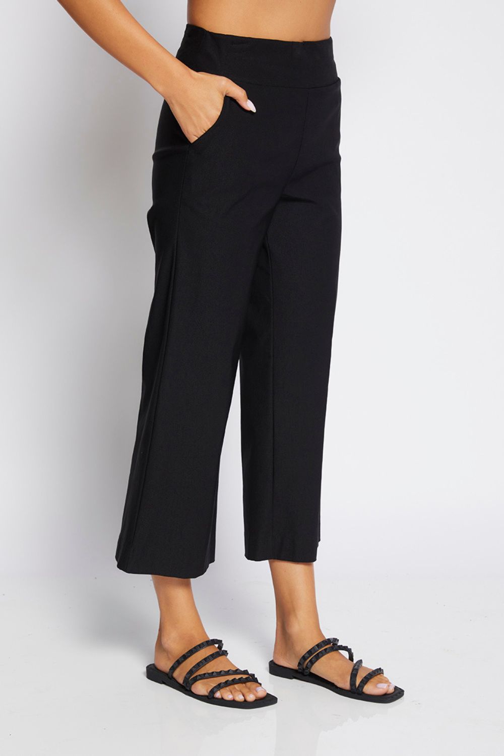 Philosophy Concert Plain Pocket 7/8 Pant | Black_Shop 12