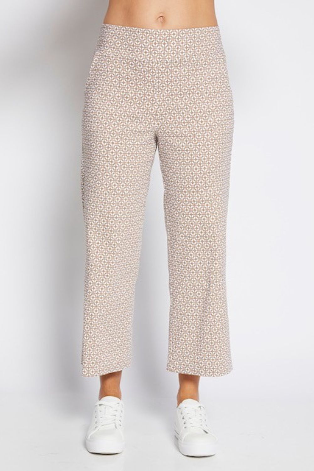 Philosophy Ticket Tile Print Pant | Beige/White_Shop 12