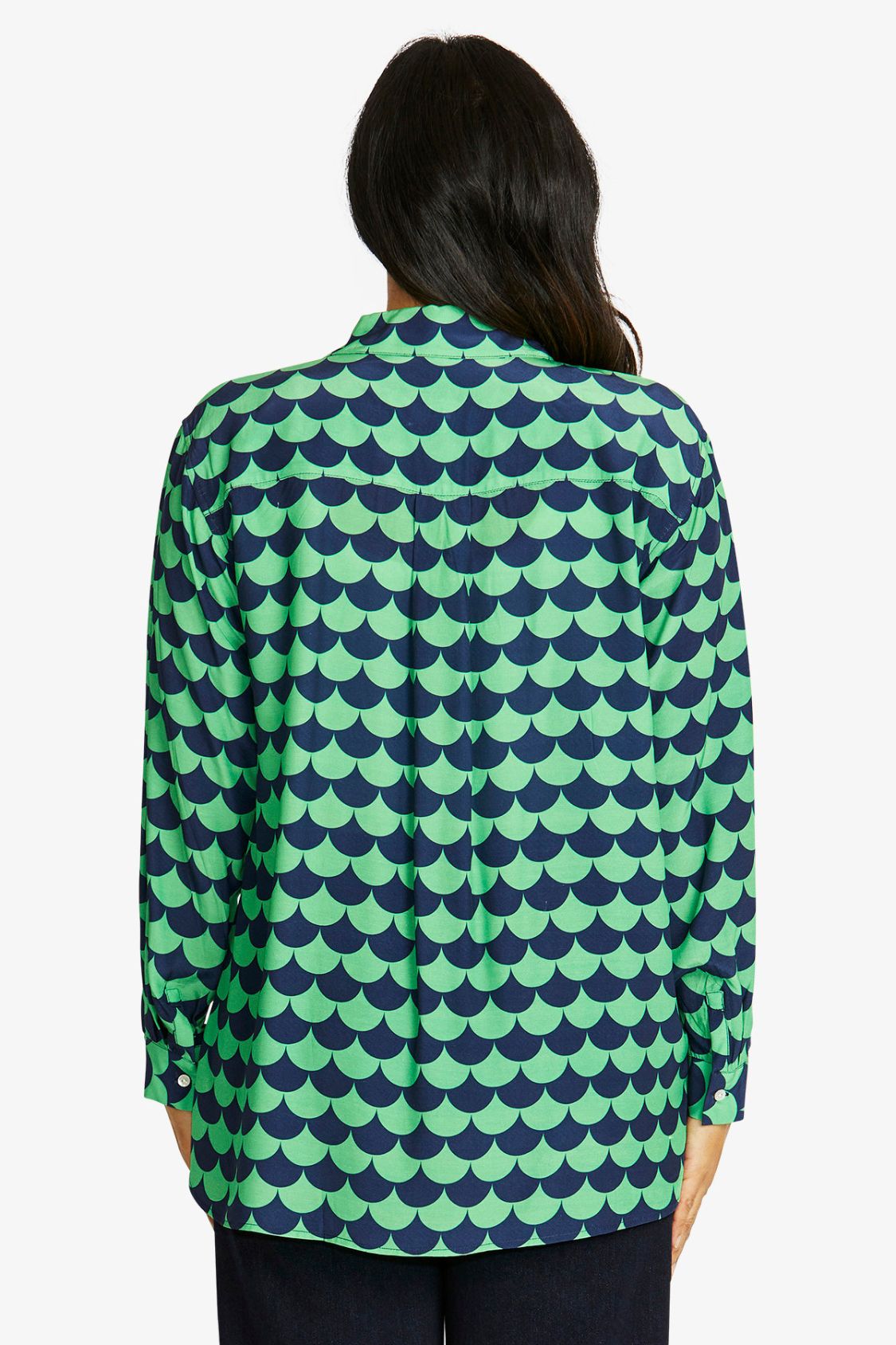 Lantern Shirt | Shamrock/Navy