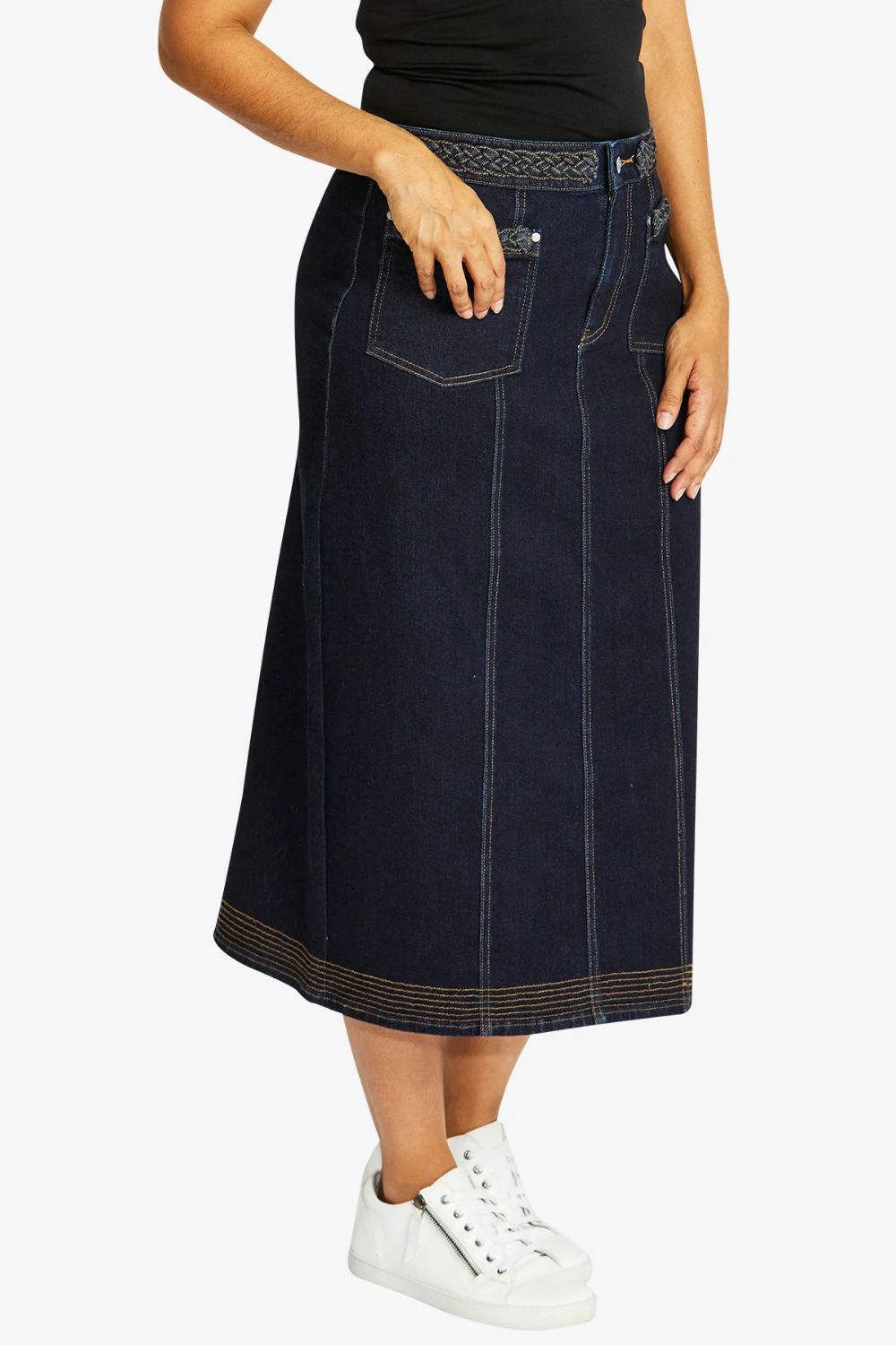 Parker Denim Skirt | Indigo