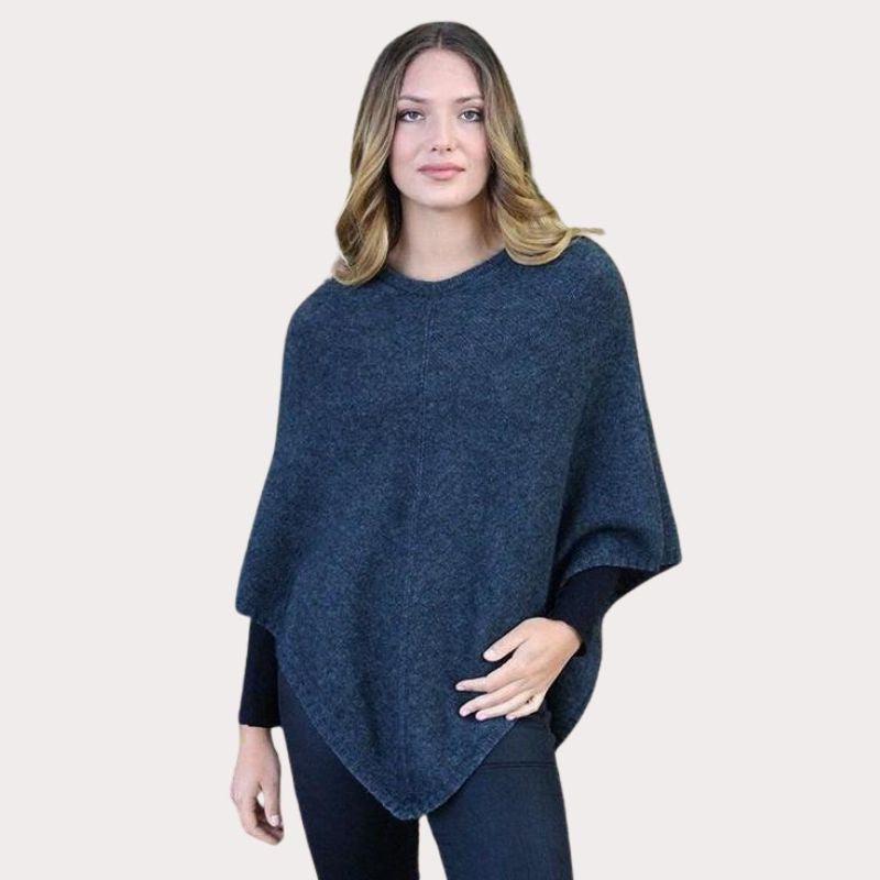 Plain Possum Poncho | Multiple Colours Available-Lothlorian-Shop 12 Bendigo