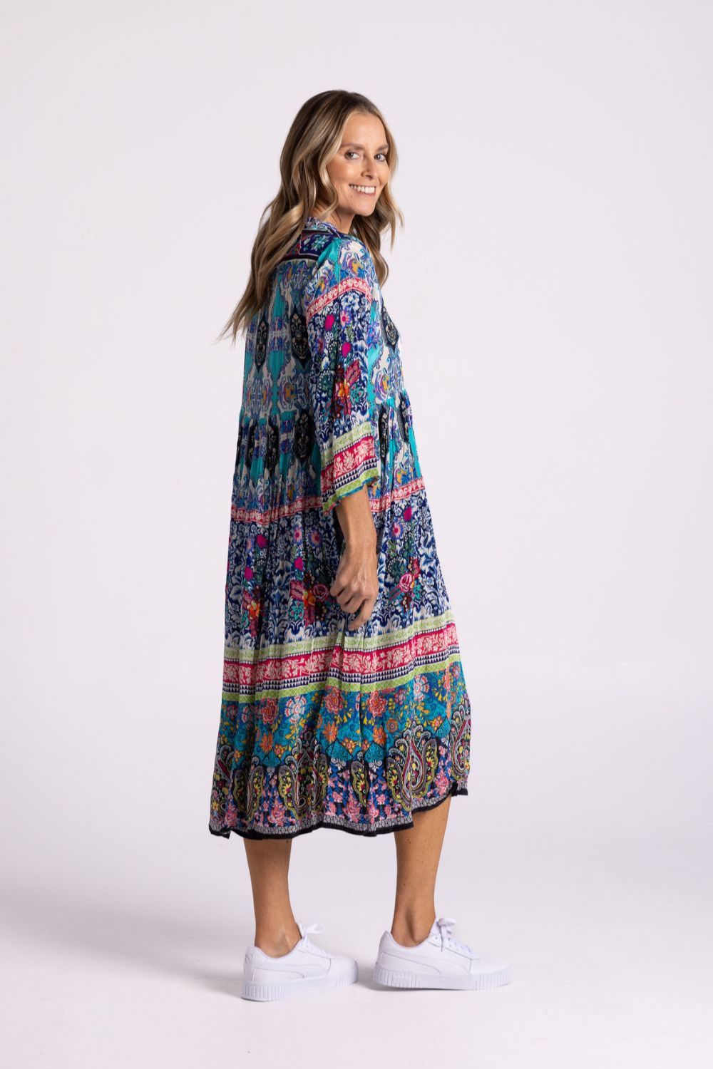 Erin V-Neck Dress | Paisley Tide