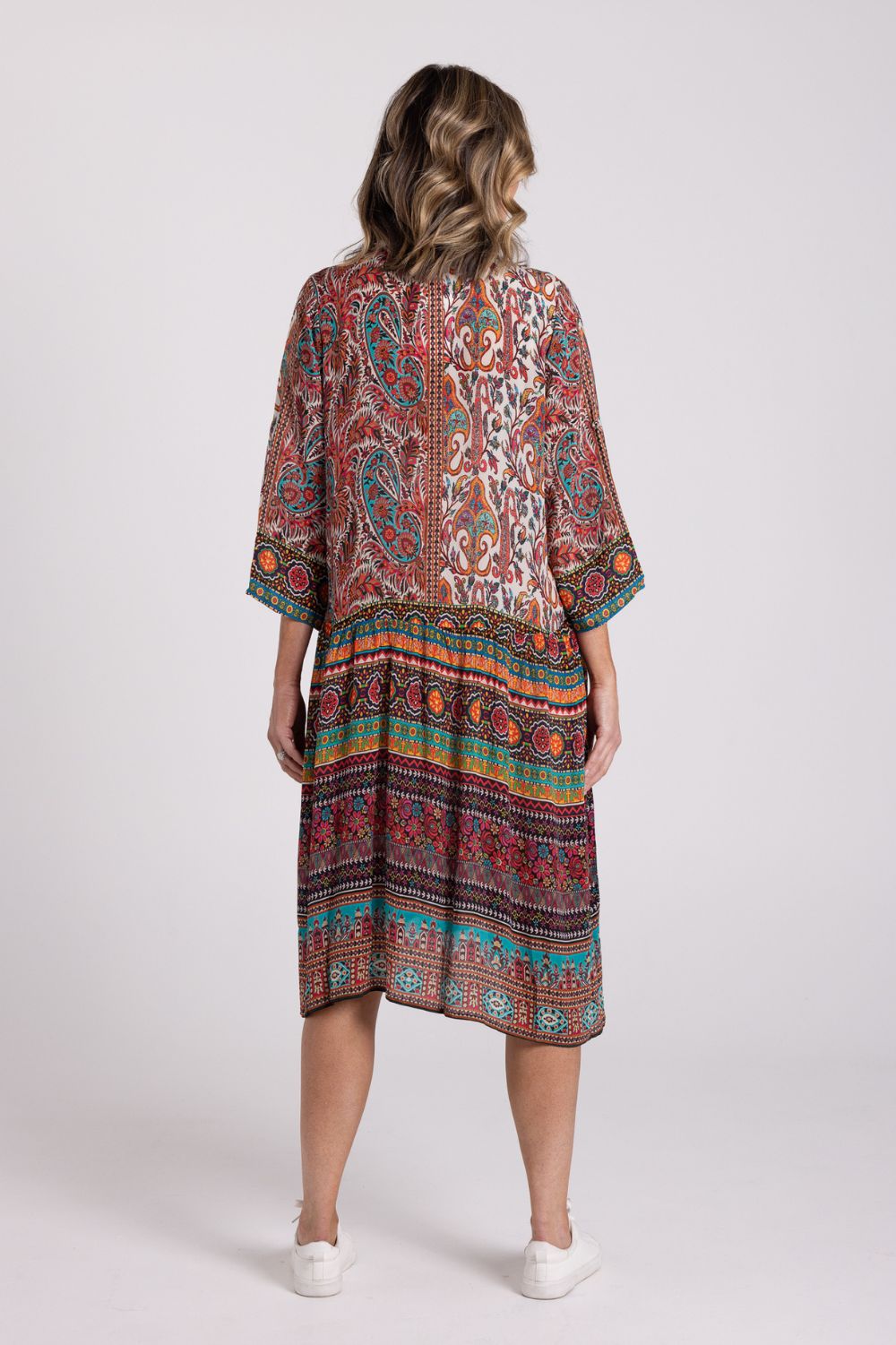 Celeste Button Through Dress | Vintage Paisley_Shop 12