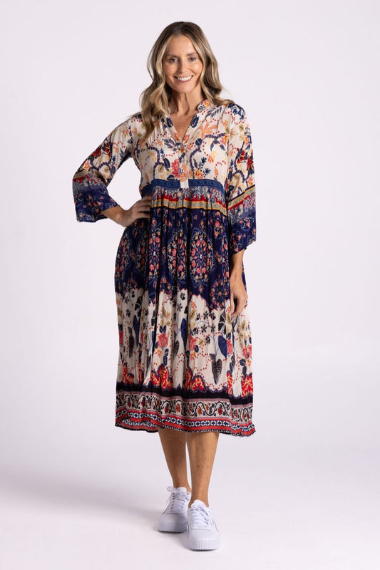 Erin V-Neck Dress | Floral Horizon