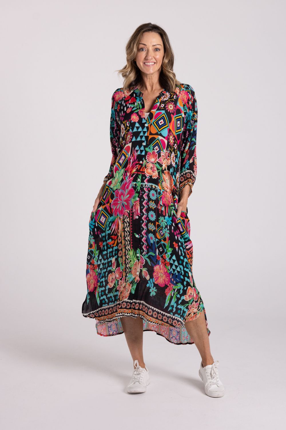 Zara Mandarin Maxi Dress | Twilight Garden_Shop 12