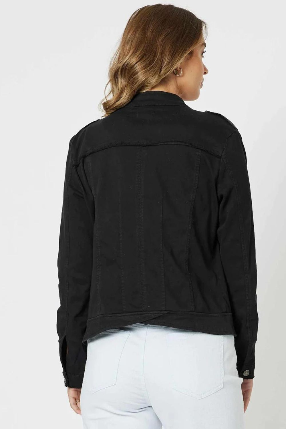 Threadz Military Ponte Jacket | Black_Shop 12