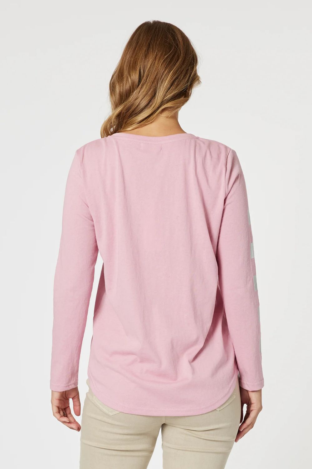 Be Square Long Sleeve Top | Pink