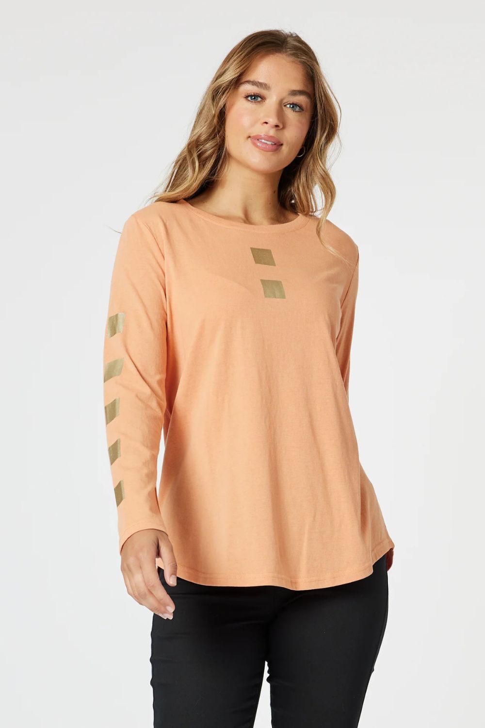 Be Square Long Sleeve Top | Melon