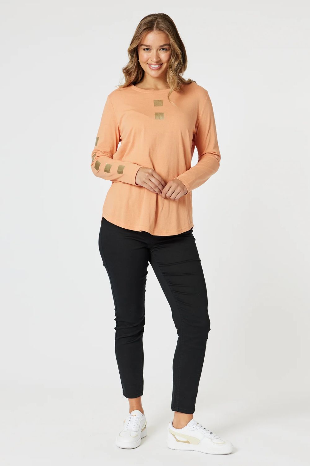 Be Square Long Sleeve Top | Melon