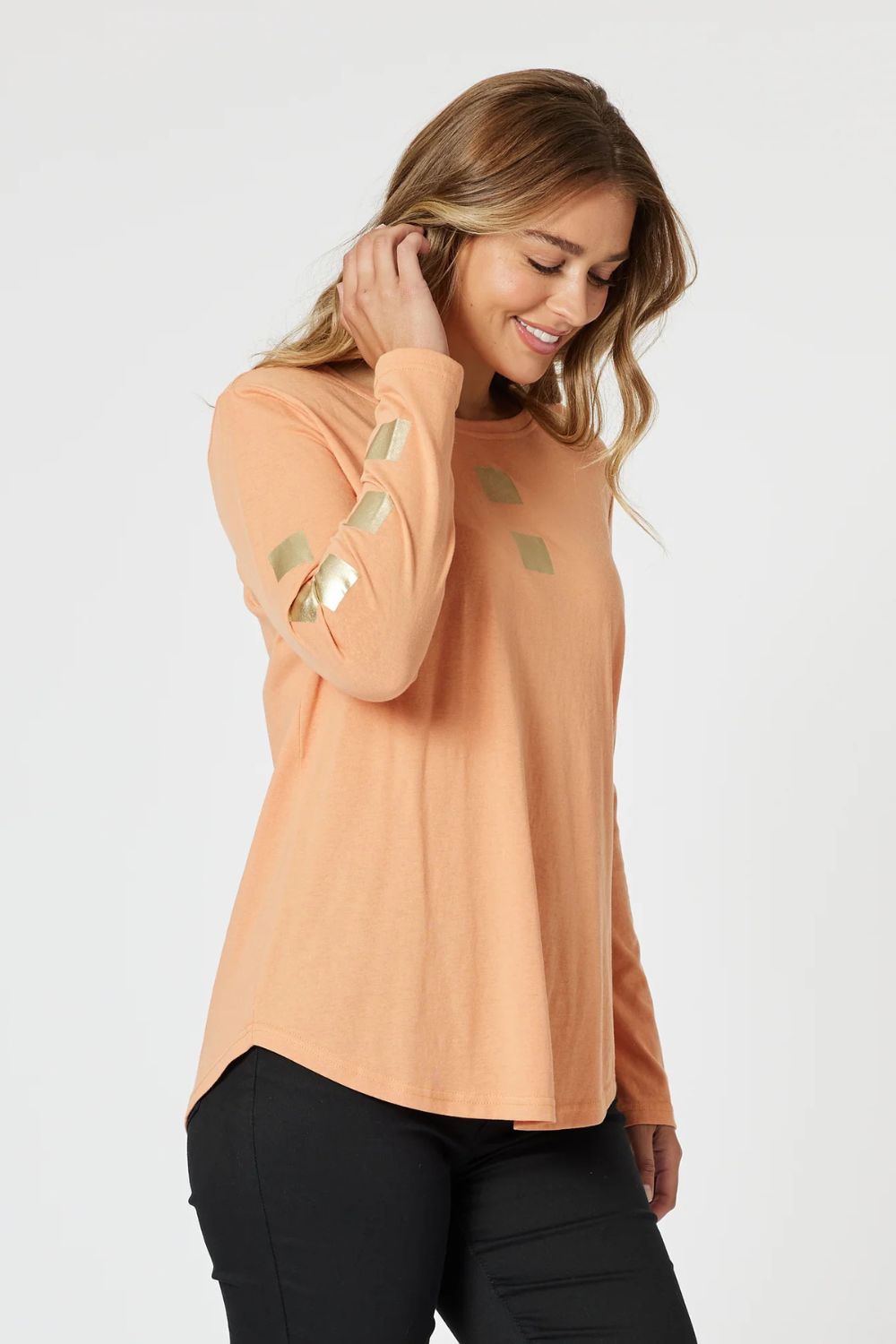 Be Square Long Sleeve Top | Melon