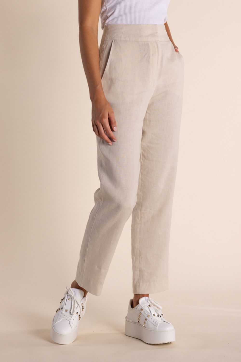 Two T's Linen 7/8 Pant | Natural_Shop 12