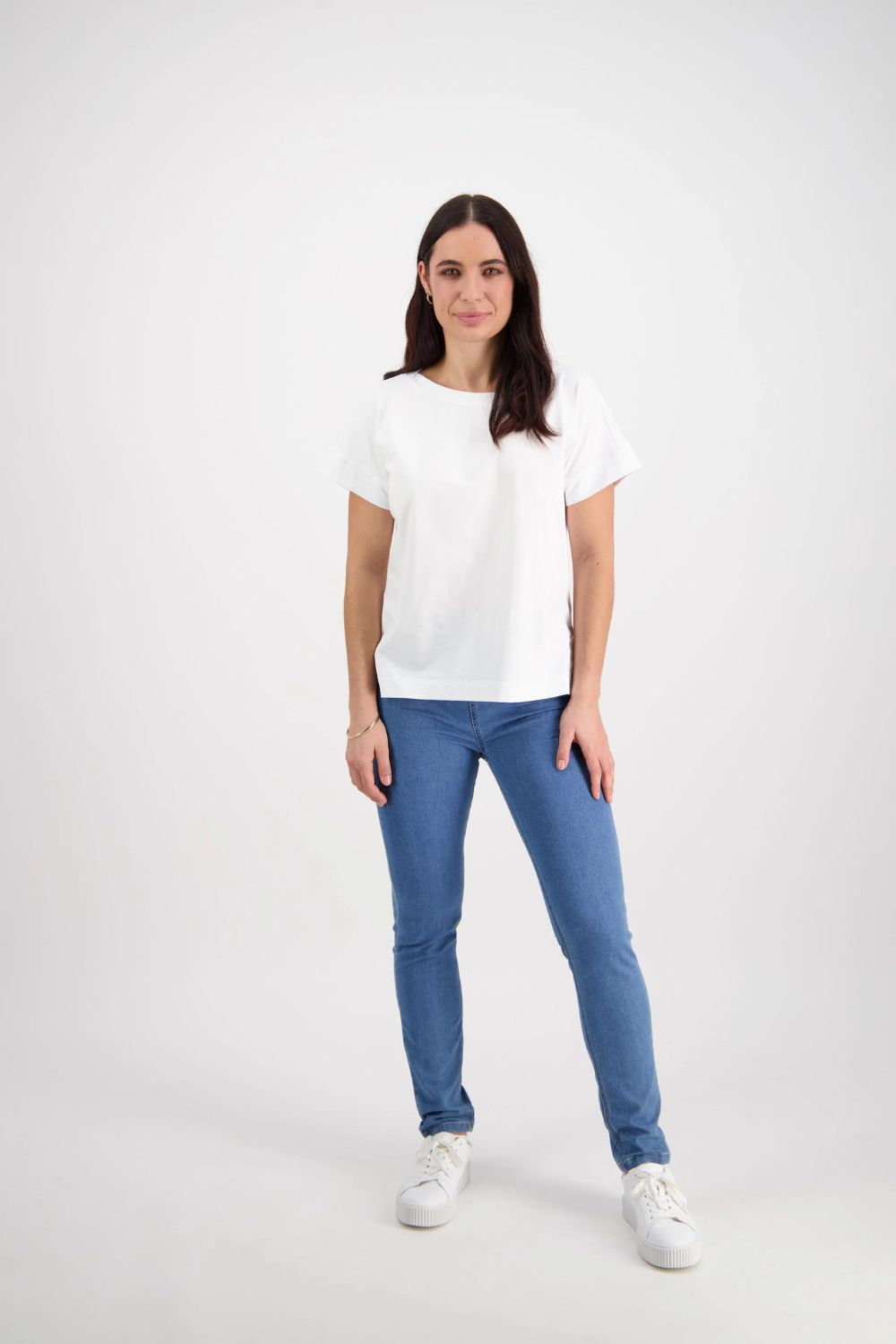 Vassalli Drop Sleeve Top | White_Shop 12