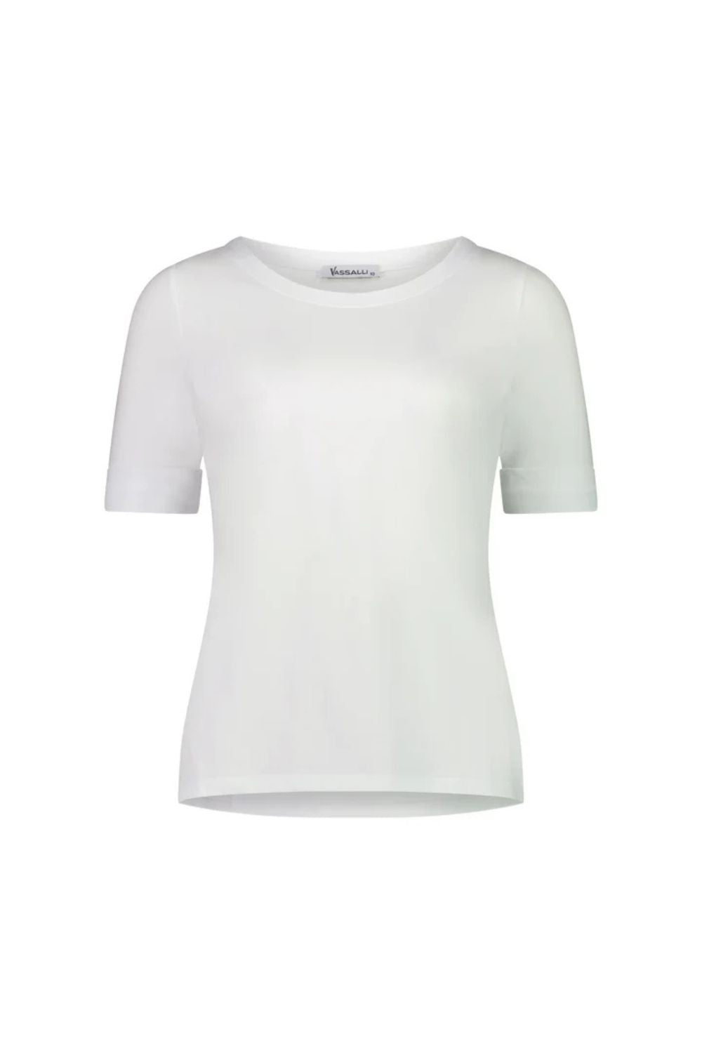 Cuffed Sleeve Top | White_Shop 12