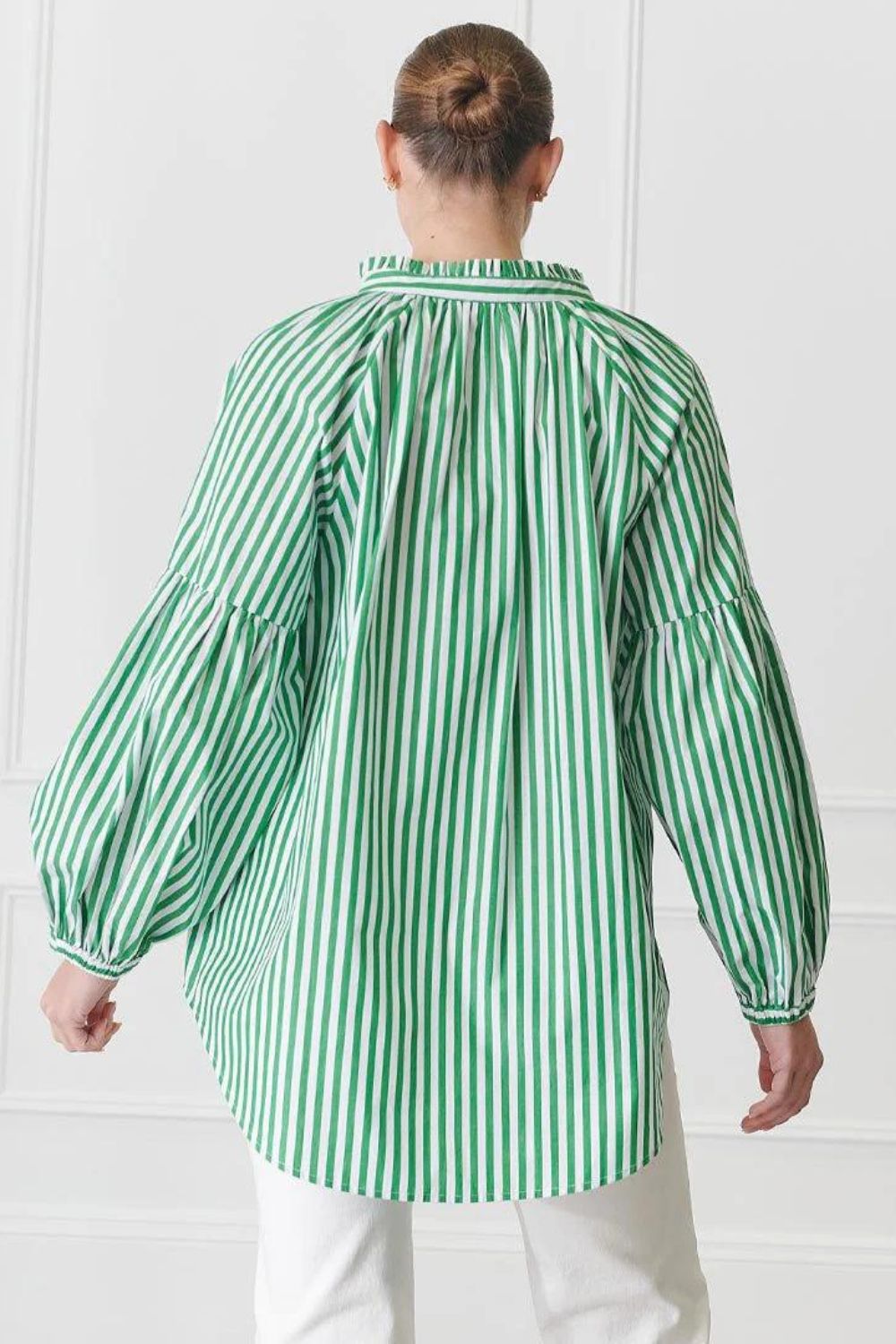 Kell Stripe Shirt | Green